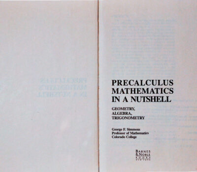 خرید و دانلود نسخه کامل کتاب Precalculus mathematics in a nutshell: Geometry, algebra, trigonometry