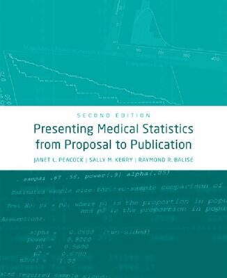 خرید و دانلود نسخه کامل کتاب Presenting Medical Statistics From Proposal To Publication