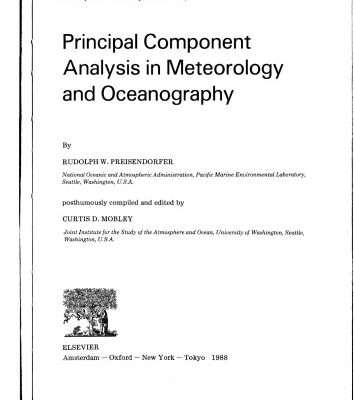 خرید و دانلود نسخه کامل کتاب Principal component analysis in meteorology and oceanography