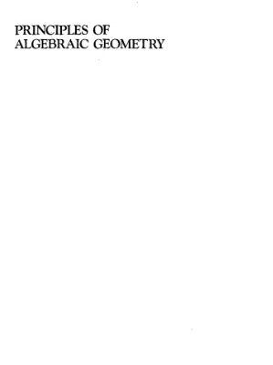 خرید و دانلود نسخه کامل کتاب Principles of algebraic geometry