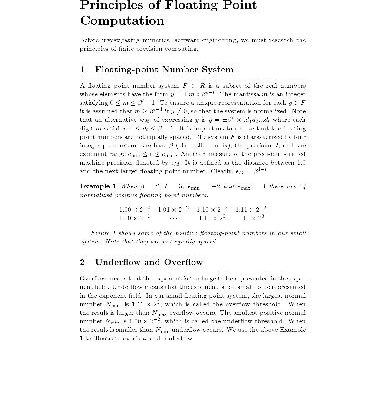 خرید و دانلود نسخه کامل کتاب Principles of floating point computation