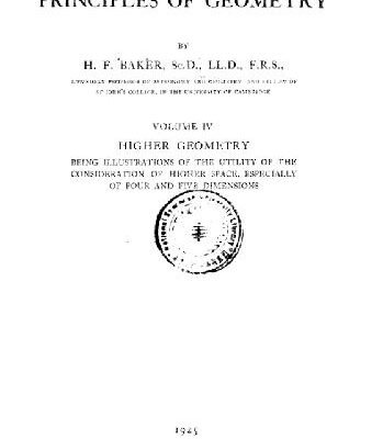 خرید و دانلود نسخه کامل کتاب Principles of Geometry