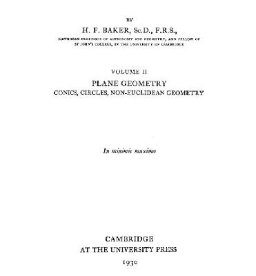 خرید و دانلود نسخه کامل کتاب Principles of Geometry