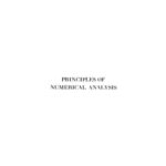 خرید و دانلود نسخه کامل کتاب Principles of numerical analysis
