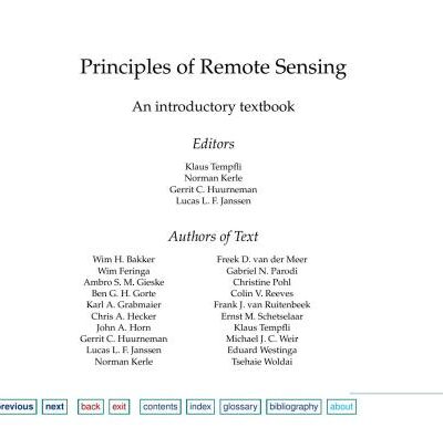 خرید و دانلود نسخه کامل کتاب Principles of Remote Sensing