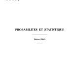 خرید و دانلود نسخه کامل کتاب Probabilités et statistique