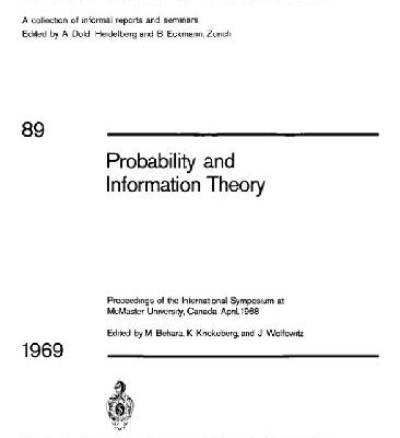 خرید و دانلود نسخه کامل کتاب Probability And Information Theory