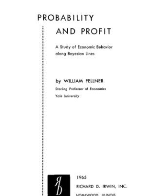 خرید و دانلود نسخه کامل کتاب Probability and Profit: A Study of Economic Behavior along Bayesian Lines