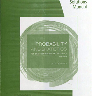 خرید و دانلود نسخه کامل کتاب Probability and Statistics for Engineering and the Sciences Solution Manual 9th Ed