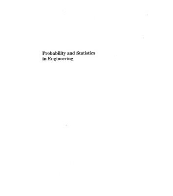 خرید و دانلود نسخه کامل کتاب Probability and Statistics in Engineering
