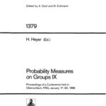خرید و دانلود نسخه کامل کتاب Probability Measures on Groups IX