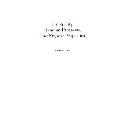 خرید و دانلود نسخه کامل کتاب Probability, Random Processes, and Ergodic Properties