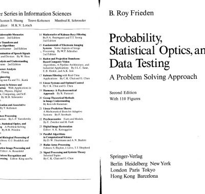 خرید و دانلود نسخه کامل کتاب Probability, Statistical Optics, and Data Testing: A Problem Solving Approach