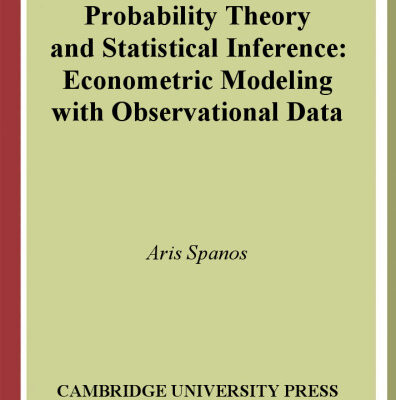 خرید و دانلود نسخه کامل کتاب Probability theory and statistical inference: econometric modeling with observational data
