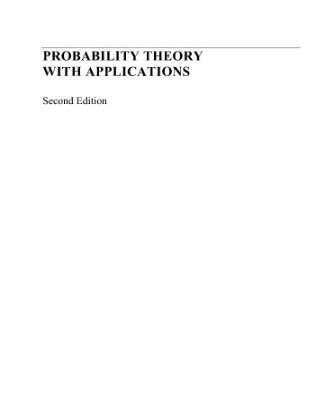 خرید و دانلود نسخه کامل کتاب Probability Theory with Applications
