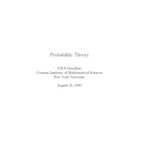 خرید و دانلود نسخه کامل کتاب Probability theory