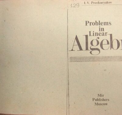 خرید و دانلود نسخه کامل کتاب Problems in Linear Algebra