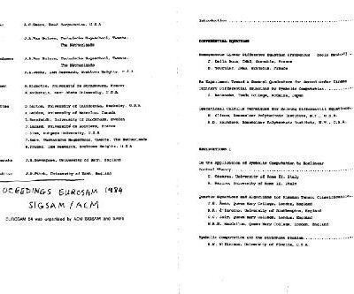 خرید و دانلود نسخه کامل کتاب Proceedings EUROSAM 1984 (selected papers)(SIGSAM, ACM)