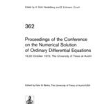 خرید و دانلود نسخه کامل کتاب Proceedings of the Conference on the Numerical Solution of Ordinary Differential Equations