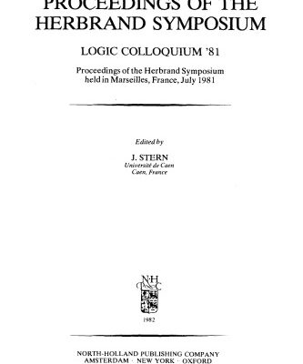 خرید و دانلود نسخه کامل کتاب Proceedings of the Herbrand Symposium