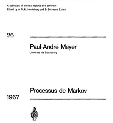 خرید و دانلود نسخه کامل کتاب Processus de Markov