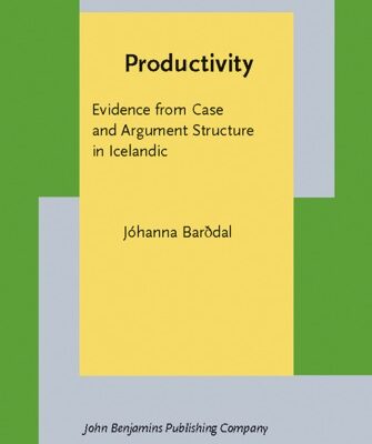 خرید و دانلود نسخه کامل کتاب Productivity: Evidence from Case and Argument Structure in Icelandic