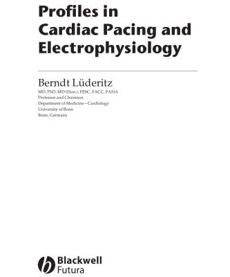 خرید و دانلود نسخه کامل کتاب Profiles in Cardiac Pacing and Electrophysiology