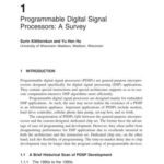 خرید و دانلود نسخه کامل کتاب Programmable Digital Signal Processors Architecture Programming, and Applications