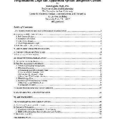 خرید و دانلود نسخه کامل کتاب Programmable logic and application specific integrated circuits