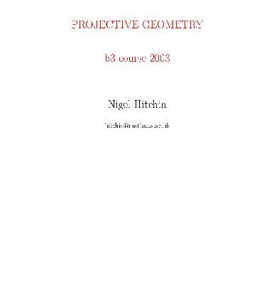خرید و دانلود نسخه کامل کتاب Projective geometry
