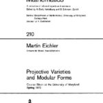 خرید و دانلود نسخه کامل کتاب Projective varieties and modular forms