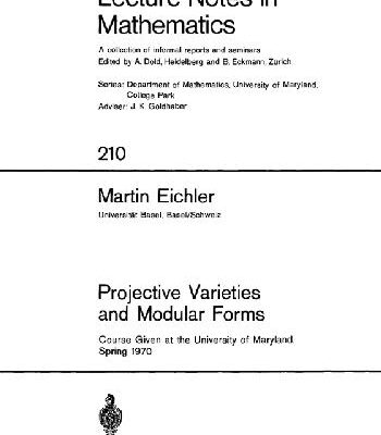 خرید و دانلود نسخه کامل کتاب Projective varieties and modular forms