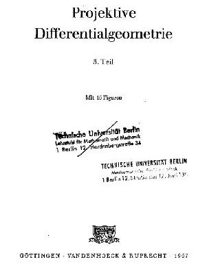 خرید و دانلود نسخه کامل کتاب Projektive Differentialgeometrie