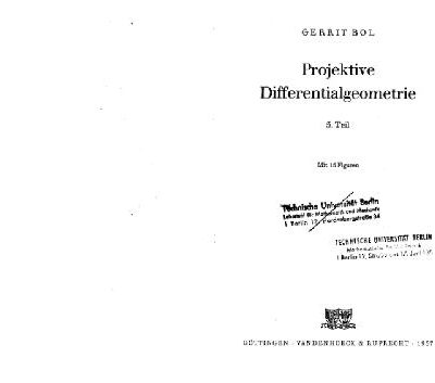 خرید و دانلود نسخه کامل کتاب Projektive Differentialgeometrie