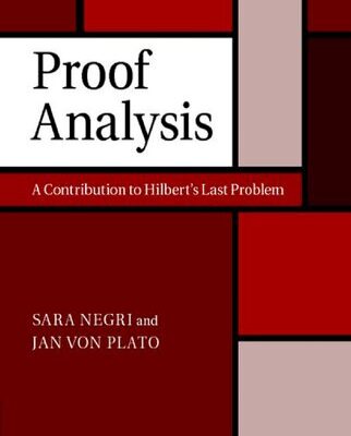 خرید و دانلود نسخه کامل کتاب Proof Analysis: A Contribution to Hilbert’s Last Problem