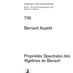 خرید و دانلود نسخه کامل کتاب Propriétés Spectrales des Algèbres de Banach