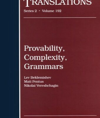 خرید و دانلود نسخه کامل کتاب Provability, Complexity, Grammars