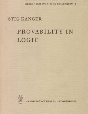 خرید و دانلود نسخه کامل کتاب Provability in Logic