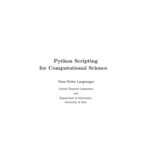 خرید و دانلود نسخه کامل کتاب Python Scripting For Computational Science