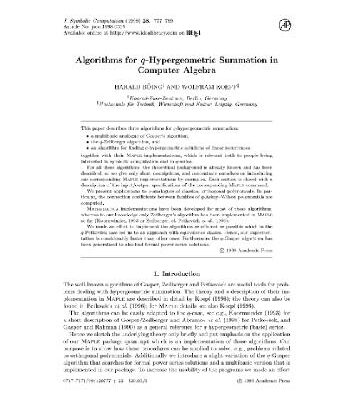 خرید و دانلود نسخه کامل کتاب q-hypergeometric summation in CAS