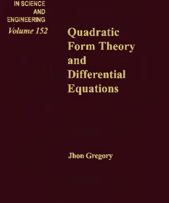 خرید و دانلود نسخه کامل کتاب Quadratic form theory and differential equations