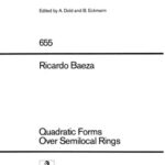خرید و دانلود نسخه کامل کتاب Quadratic Forms Over Semilocal Rings