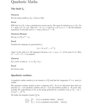 خرید و دانلود نسخه کامل کتاب Quadratic Maths