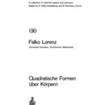خرید و دانلود نسخه کامل کتاب Quadratische Formen uber Korpern