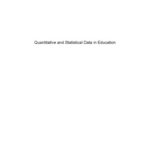 خرید و دانلود نسخه کامل کتاب Quantitative and Statistical Data in Education: From Data Collection to Data Processing