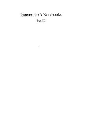 خرید و دانلود نسخه کامل کتاب Ramanujan’s Notebooks
