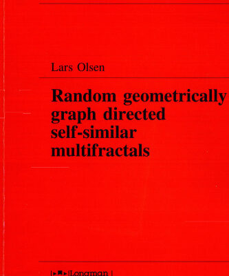 خرید و دانلود نسخه کامل کتاب Random Geometrically Graph Directed Self-Similar Multifractals