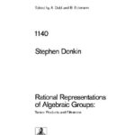 خرید و دانلود نسخه کامل کتاب Rational Representations of Algebraic Groups: Tensor Products and Filtrations