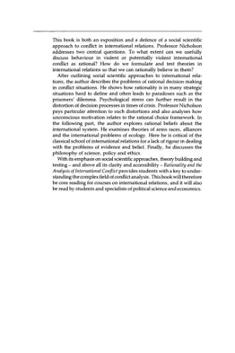 خرید و دانلود نسخه کامل کتاب Rationality and the Analysis of International Conflict_689cabd4a50ab.jpeg خرید و دانلود نسخه کامل کتاب Rationality and the Analysis of International Conflict
