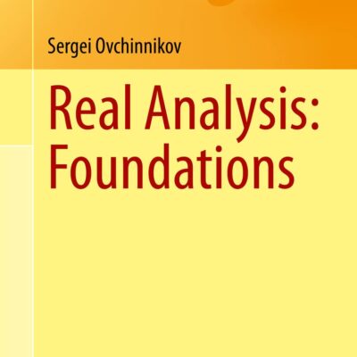 خرید و دانلود نسخه کامل کتاب Real Analysis: Foundations
